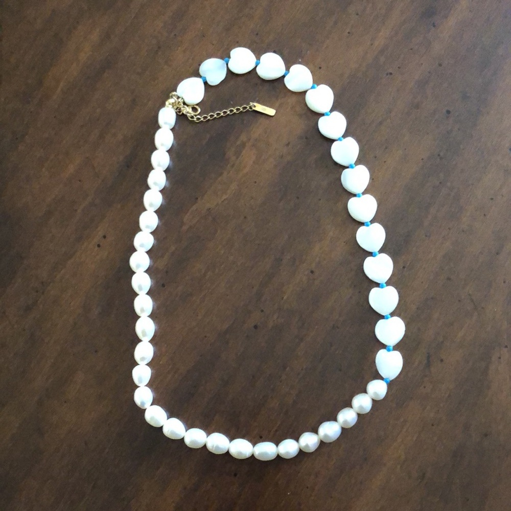 RELLERY Pearl and Turquoise Necklace